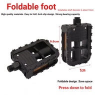 Bicycle Plastic Foldable Pedal Mountain Bike Pedal Leisure Bike Pedal Electric Bike Foldable Pedal