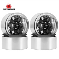 RS | RC Metal 2.2 Inch Beadlock Wheel Rim For 1/10 RC Crawler 2.2 Tires Car Axial SCX10 90046 III CA