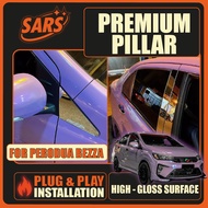 Perodua Bezza 2016 - 2026 Door Pillar Chrome Door Pillar Trim