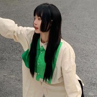 Fake Hair Female Long Hair Fashion Princess Cut Straight Hair Fake Headgear Ji Hair Style Simulation