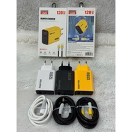 [SH-529] Super Charger PD LDO-P10 Gan 120W 2Usb (Usb + Type-C) Fast Charging Heavy Shell 120w Charge