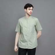 Men's Coco Shirt - Fathan Short Sleeve Coco Shirt - Sage Green
