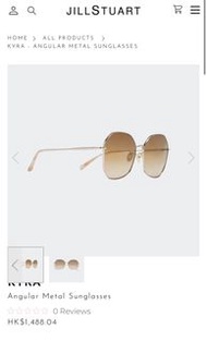 Jill Stuart 全新 Kyra Sunglasses 太陽眼鏡