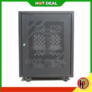 Hotdeal GrowV 18U Heavy Duty 19" Floor Stand Server Rack - with 2 Fan + 2 Tray Server Rack Aksesori 