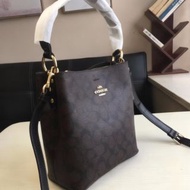 新款小號水桶包 蔻馳coach2312新款雙層兩條肩帶女士 小號76手袋 斜孭袋 禮物 bag