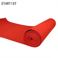 STARTIST Red Carpet Aisle Runner Rug Party Polyester Celebration Runner Nonslip Event Carpet DIY Fab