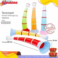 Must Have Horn Trumpet New Year Trumpet/ Cheap Plastic Inflatable Trumpet/ Curved Horn Trumpet/