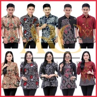 (Can Separated) Batik Couple Shirt Men Blouse For Women