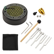 Tuning Forks 4 Pack Set- Chakra for Healing, Sound Therapy, Keep Body 128Hz, 256Hz, 512Hz, 528Hz Sty