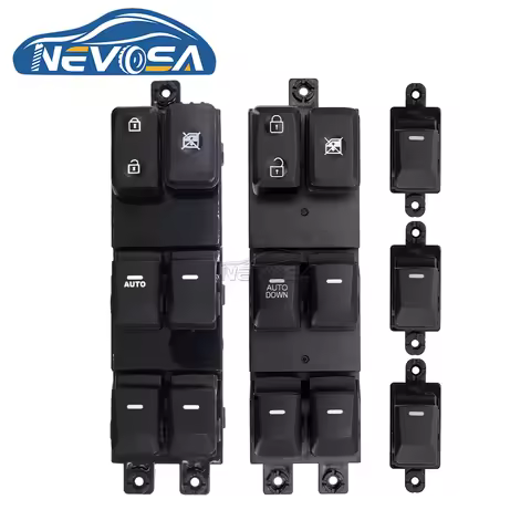 NEVOSA 93570-1Y200 93570-1Y500 93575-1Y000 Left Master Window Switch Passenger Rear Button For Kia M