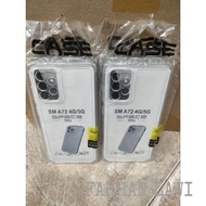 Softcase Samsung A72 4g A72 5g silicone Casing Selicon Case Clear Transparent Terasfaran Pro Camera 