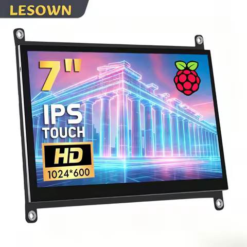 7 Inch Touch Screen IPS LCD Display Screen for Raspberry Pi 4 3 1024x600 7" HDMI Display LCD Display