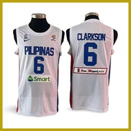 ☩ ◬ ❁ GILAS PILIPINAS #6 JORDAN CLARKSON BASKETBALL JERSEY PATCH 2K23