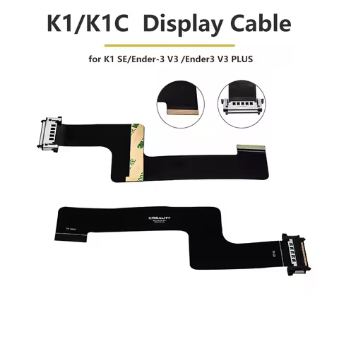 K1/K1C/Ender 3V3 Display Screen Connection Cable Black FPC Cable L162mm For K1C Ender 3V3 3d printer