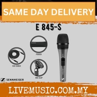 Sennheiser E 845-S Dynamic Supercardioid Vocal Microphone with On/Off Switch FREE Mic Cable ( E845S 