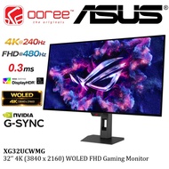 ASUS 32 Inch ROG Strix OLED XG32UCWMG 4K UHD 3840x2160 240Hz 0.03ms Monitor OLED Panel HDR OLED Care