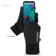 RUN 1pair Cold Weather Glove Skiing Snow Mittens Trekking Glove Antiskid Gloves