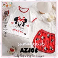 AZJ cinnamonroll hello kitty pikachu winniethepooh t shirt kids set baju budak kids fashion h&m kids
