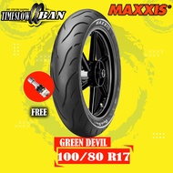 Ban Motor Moped (Motor Bebek) // MAXXIS GREENDEVIL MA-G1 100/80 Ring 17 Tubeless