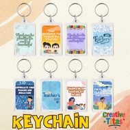 Keychain for Teacher's day | Gift ideas | Acrylic Keychain