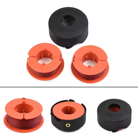 Spool Cover Head & 2 Spool Line For Pro Tap Art 26 30 Combitrim Easytrim Protap Lawn Mower Trimmer P