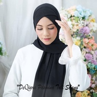 Hijab Instan Pasmina Baby Doll Tali Silang Ceruty Instan / Pasmina Instan Jumbo / Pashmina Plisket P
