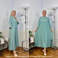MAURA DRESS - GAMIS BORDIR ALESHA - GAMIS LEBARAN TERLARIS WANITA