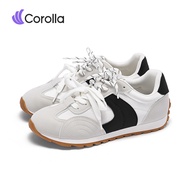【11.1ใหม่】Corolla Duo-Block Shoes รองเท้าแฟชั่น รองเท้าผ้าใบผู้หญิง พื้นุ่มใส่สบายและกันลื่น มีให้เล