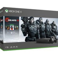 微軟 XBOXONE XBOX ONE X 1T 1TB 主機 天蠍座 4K 同捆 戰爭機器 1+2+3+4+5 黑色