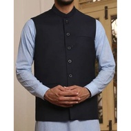 Pakistani Vest - Muslim Vest in Suit Material