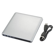 ออปติคอลภายนอก Ultra Slim ไดรฟ์ 4K Blu-Ray Burner USB3.0 เครื่องเล่น DVD 3D Blu-Ray Writer Reader CD