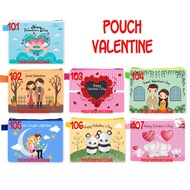 Pouch Valentine Hadiah Kado Hari Kasih Sayang untuk Kekasih