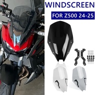 Z500 Motorcycle Sports Touring Windscreen Windshield For KAWASAKI Z 500 2024-2026 Visor Wind Screen 