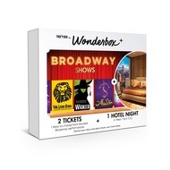 Wonderbox – Experience Gift – Broadway Shows Package– 2 Open Tickets for One Broadway show and 1 Hot