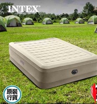 （可摺疊）Intex Air Mattress ITX64428GB  升級豪華露營充氣床墊連內置泵 220-240V