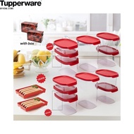 TUPPERWARE TOPLES WADAH  BENING PLASTIK PAKET 2 SET ULTRA CLEAR GIFT