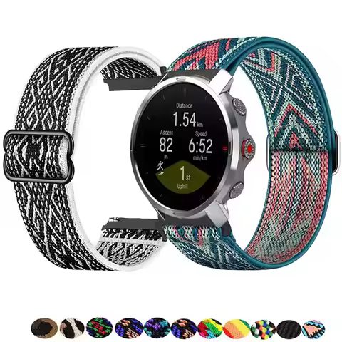 Adjustable Stretch Nylon Strap For POLAR Band IGNITE 3 2 20mm 22mm Bracelet VANTAGE V3 M2 M / UNITE/
