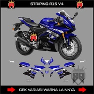 Decal STRIPING YAMAHA R15V4-YZF R15 V4/ STICKER R15 V4 YZF V4 VVA