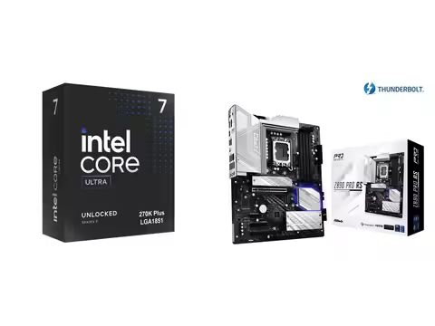 CPU Motherboard Combo - Intel BX80768270K Bundle with ASRock Z890 Pro RS