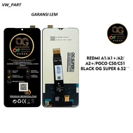 LCD XIAOMI REDMI A1 / A1 PLUS / A2 / A2 PLUS / poco C50 / poco C51 FULLSET OG SUPER