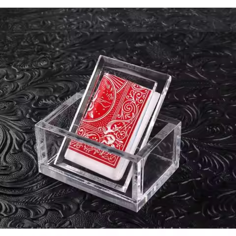 Paragon 3D by Jon Allen Close up Magic Trick Card To Clear Box Card Magic Magia Magie Magicians Prop