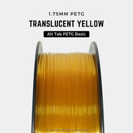 (Local Stock) Translucent Yellow PETG Filament 1.75mm 1kg for 3D Printer/Printing Alt Tab BAMBU AMS 