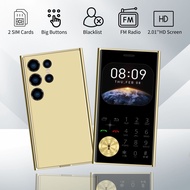 New V8 card phone dual card GSM straight button phone