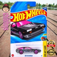 Hot Wheels DMC DeLorean Black Diecast Sport Car