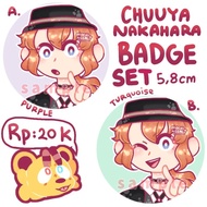 chuuya nakahara bungo stray dogs button pin/badge/pin set