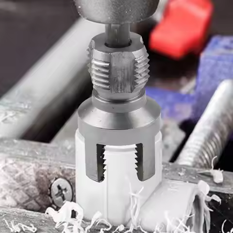 1pcs Pvc Pipe Threader 20MM/25MM Pipe Threader Pipe Round Die For 4/6 Points Ppr Water Pipe Internal