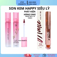 (Genuine) Hapy Matte Lipstick Super Matte Waterproof Non-slip - Ha:py Mattle Liptick Mini Garden Sup