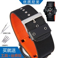 ใช้แทนอะไหล่ทดแทนสายนาฬิกาคาสิโอ G-SHOCK AW-590/591 AWG-M100 G-7700