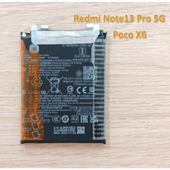 แบตเตอรี่แท้ สำหรับ Redmi Note13 Pro 5G / Poco X6 5G Battery Model BM5V