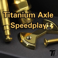 Titanium Pedal Axle for Speedplay X Zero Aero (Non Wahoo) Superlight Cleat Screw | Titanium Screw Bolt Grade 5